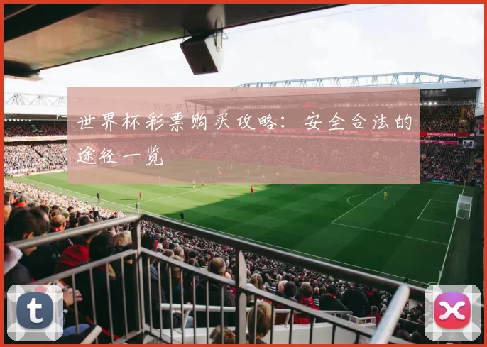世界杯彩票购买攻略:安全合法的途径一览