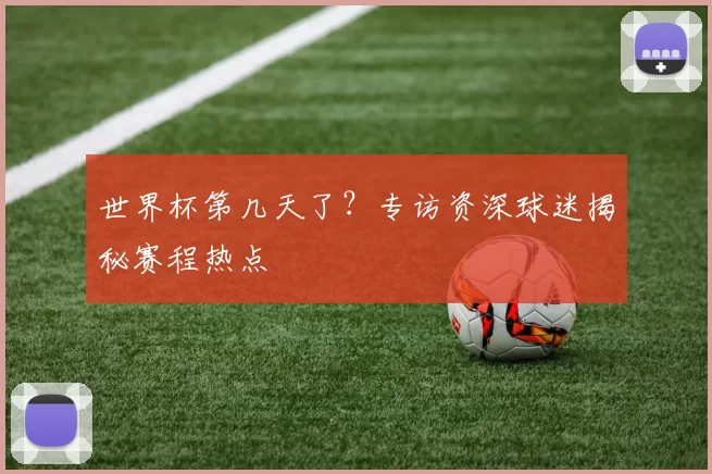 世界杯第几天了?专访资深球迷揭秘赛程热点