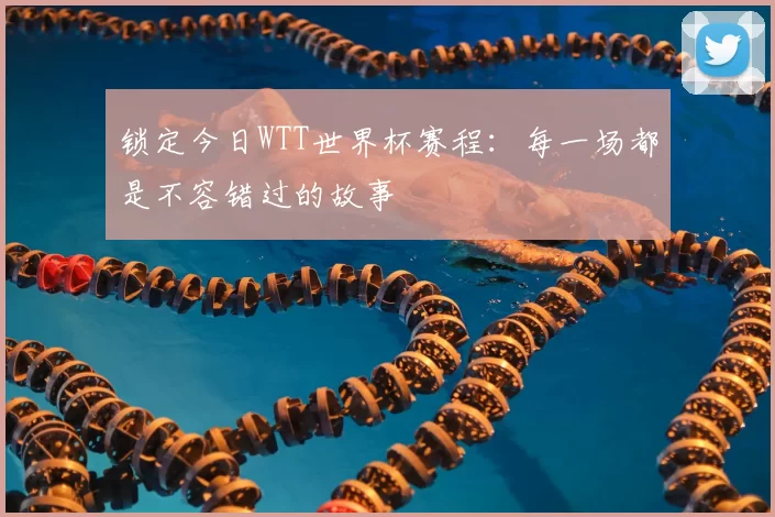 锁定今日WTT世界杯赛程:每一场都是不容错过的故事